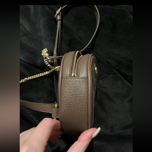 ORIGINAL GG SUPREME CANVAS OPHIDIA ROUND BACKPACK MINI - Picture 5 of 9